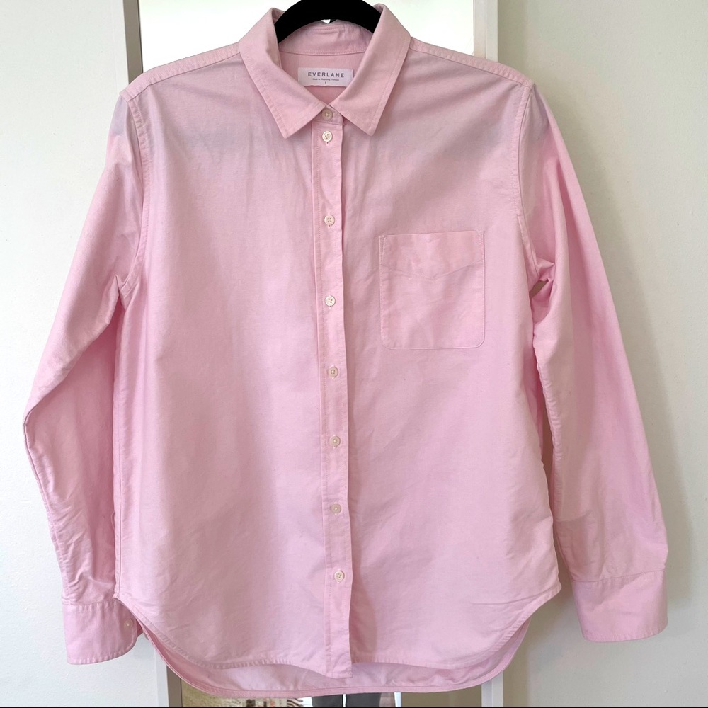 Everlane Oxford Shirt Pink